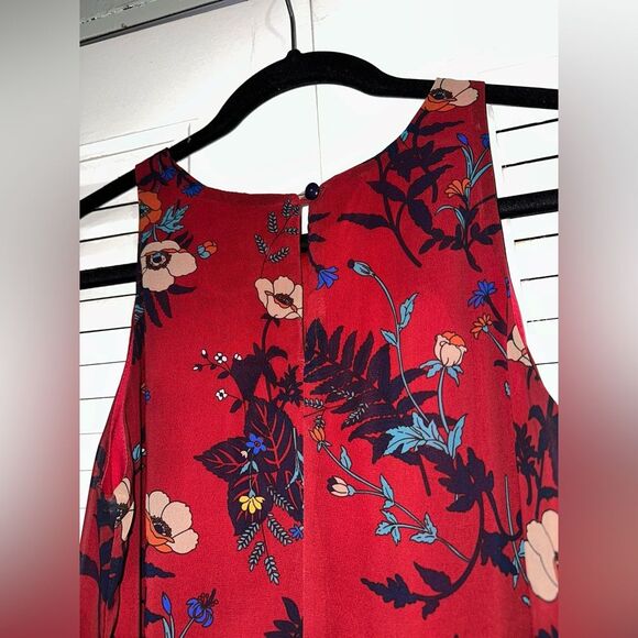 ModCloth Women’s Pleated Floral Sleeveless‎ Shift Dress Size S - Picture 6 of 9